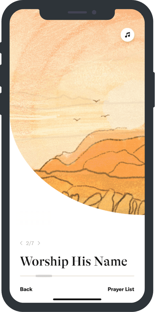 Pray First App Phone Demo (Desktop)